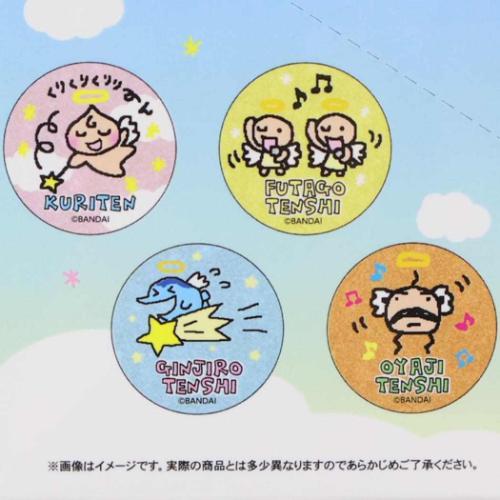 トレーディンググリッター缶バッジ 全8種8個入セット たまごっち