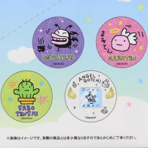 トレーディンググリッター缶バッジ 全8種8個入セット たまごっち
