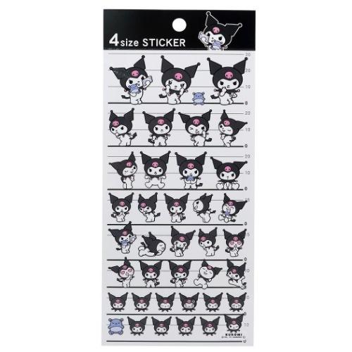 クロミ サンリオ キャラクター ステッカー 4サイズ シールシート カミオジャパン Kmo シネマコレクション ヤフー店 通販 Yahoo ショッピング