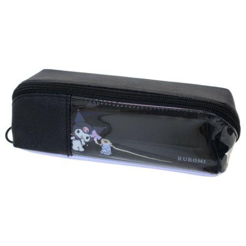 クロミ ペンポーチ ターンオープンペンケース パープル ブラック