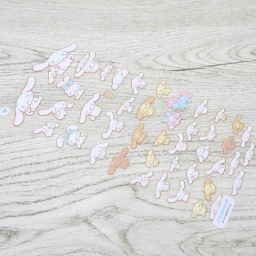 シナモロール キャラクターシール 4枚セット シナモロール シールシート 4サイズステッカー 4SIZE STICKER サンリオ