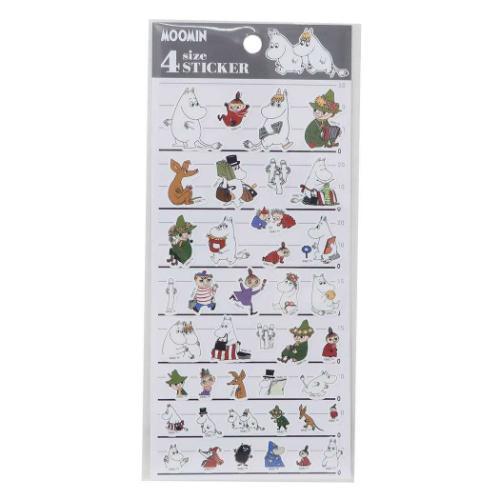 ムーミン グッズ シールシート キャラクター 4サイズステッカー 4SIZE