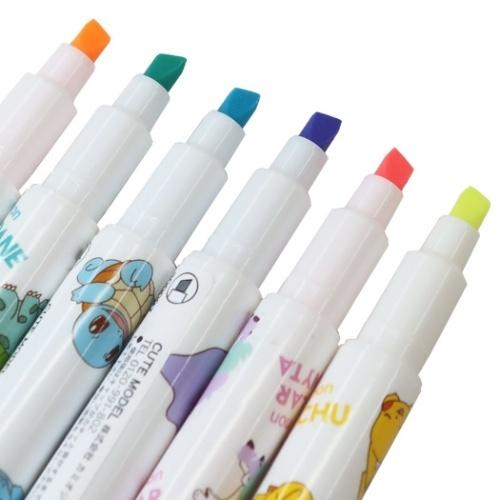 蛍光ツインマーカー 6点セット ポケモン カラーペン セット ポケットモンスター 文房具セット Kmo Set シネマコレクション ヤフー店 通販 Yahoo ショッピング