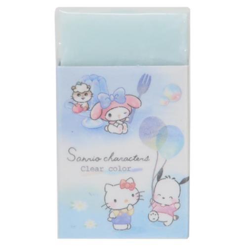 文具セット サンリオキャラクターズ 7点文房具セット Clear color
