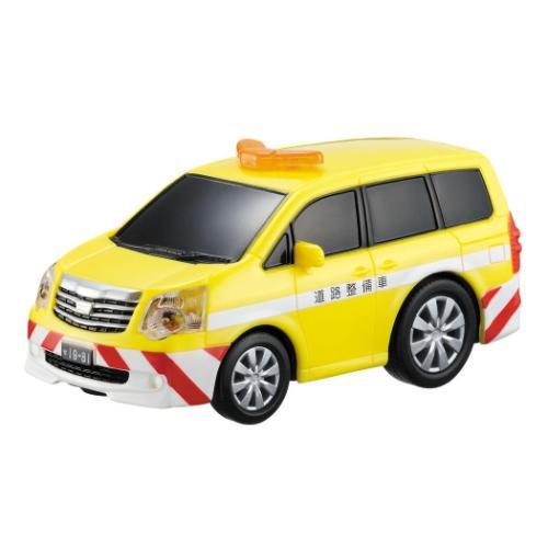 おもちゃ ドライブタウン プルバックカー NO.3 トヨタ ノア道路整備車