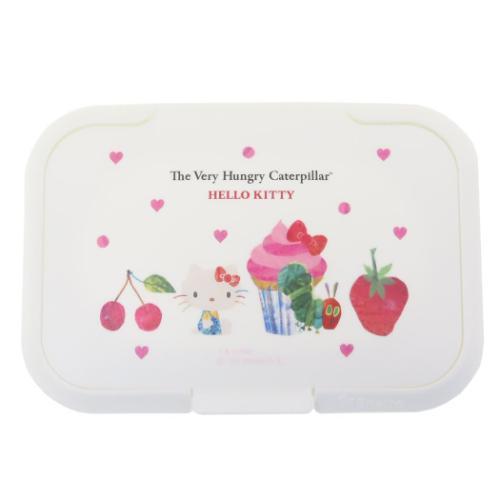 はらぺこあおむし×ハローキティ キャラクター 貼ってはがせるウェットシートのフタ ビタット 抗菌Bitatto