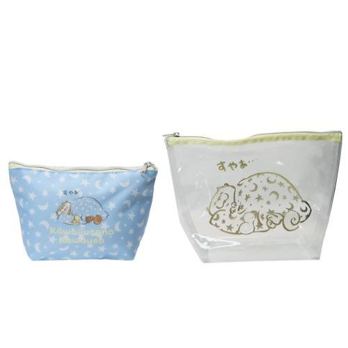 コスメポーチ 可愛い嘘のカワウソ 2セット 舟形 ポーチ Lineクリエイターズ Spring Series おやすみ プレゼント 小物入れ 化粧ポーチ Mmc Kuk 073 シネマコレクション ヤフー店 通販 Yahoo ショッピング