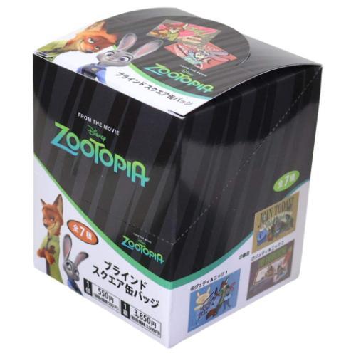 ズートピア ブラインドスクエアカンバッジ 全7種 7個入セット