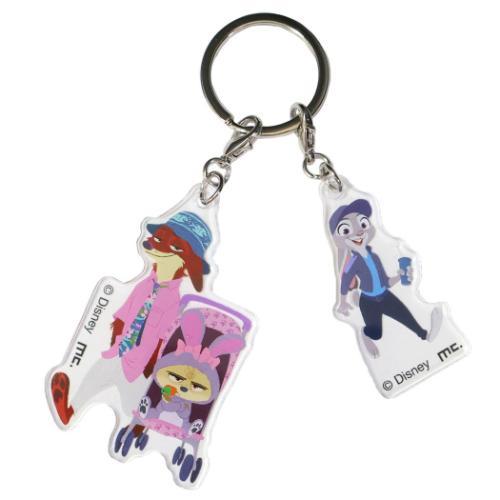 ズートピア ズートピア2 グッズ キーリング キャラクター 2連アクリル