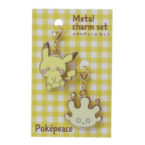 ポケットモンスター キャラクター キーホルダー メタルチャーム 2個