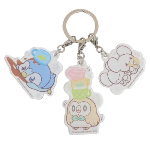 ポケットモンスター ポケモン 3連アクリルキーホルダー ポケピース