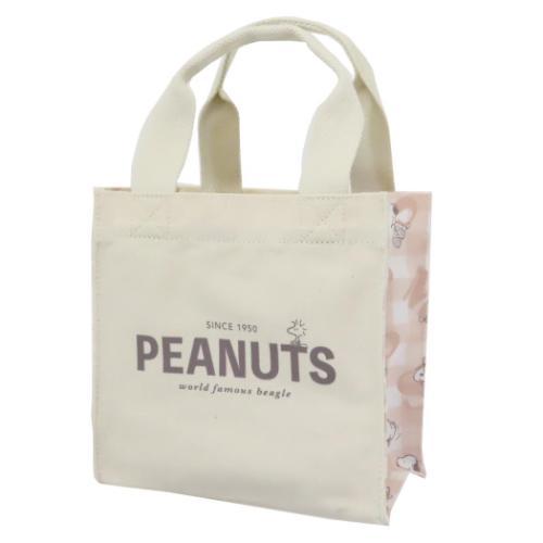スヌーピー スクエアトートバッグ ミニバッグ ピーナッツ キャラクター