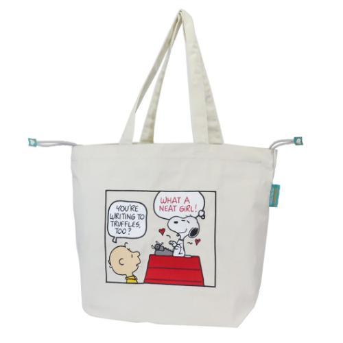 PEANUTS スヌーピー キャラクター 手提げかばん 刺繍トートバッグ