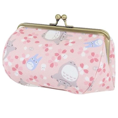 となりのトトロ マチ付口金ポーチ コスメポーチ お花見トトロ スタジオジブリ キャラクター グッズ