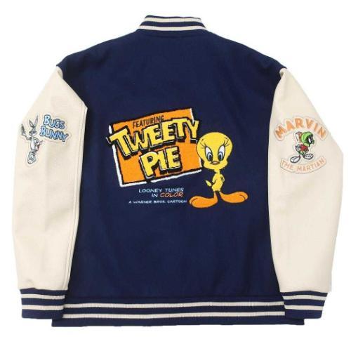 ルーニーテューンズ グッズ アウター メンズ キャラクター スタジャン