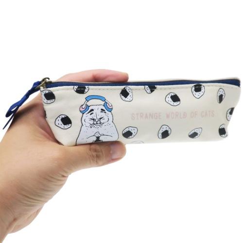 ペンポーチ 世にも不思議な猫世界 帆布スリムペンケース 松尾繊維工業 おにぎりもんじゃさん グッズ 筆箱 ギフト雑貨 Msk Yo シネマコレクション ヤフー店 通販 Yahoo ショッピング