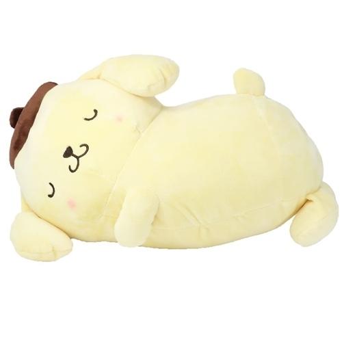 ポムポムプリン サンリオ キャラクター ぬいぐるみクッション すやすや