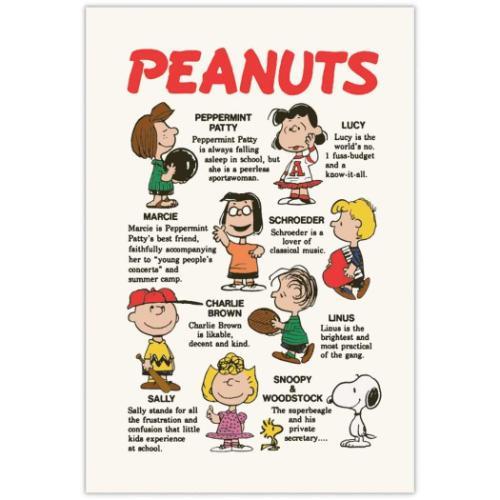 PEANUTS スヌーピー ポストカード POSTCARD SNUVAG 75thフレンズ