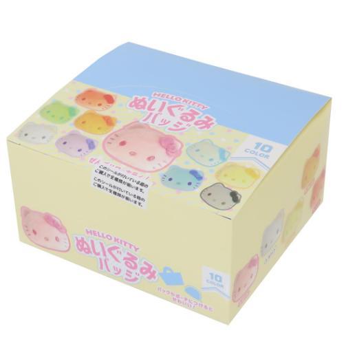 ハローキティ キャラクター マスコット ぬいぐるみバッジ 全10種 10個