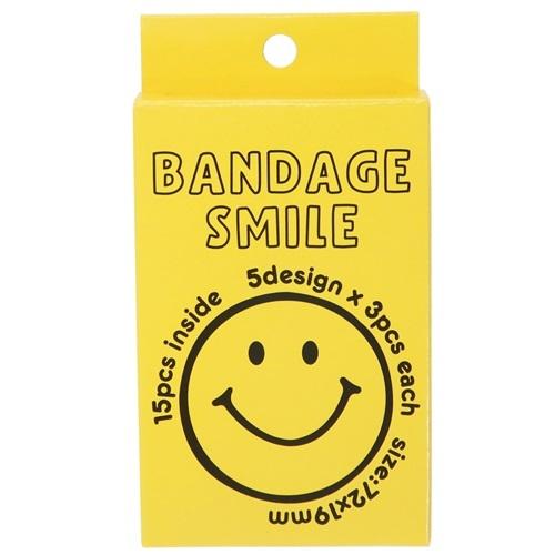 スマイリー 絆創膏 ばんそうこう BANDAGE S 2 SMILE ASST Smiley Face