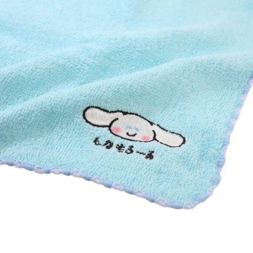 シナモロール ワンポイント刺繍ハンカチタオル サンリオ ミニタオル