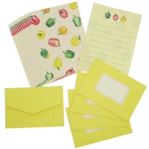 ミニ レターセット Vegenery おてがみセット パプリカ イノウエエリコ オリエンタルベリー ミニ便箋 ミニ封筒 かわいい Orb Ml 7071 シネマコレクション ヤフー店 通販 Yahoo ショッピング