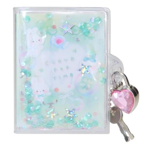 メモ帳 クラウドポップタイム キラキラフレークメモ クローバー