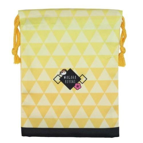 和柄びより 巾着袋 マチ付き きんちゃくポーチ うろこ コップ袋 和風雑貨 Qla シネマコレクション ヤフー店 通販 Yahoo ショッピング