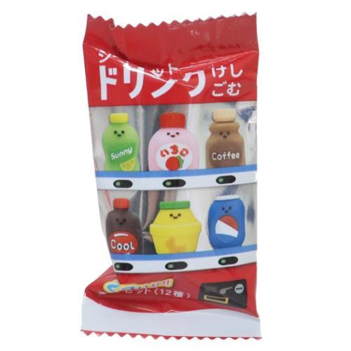 消しゴム シークレットドリンク消しゴム 全12種 クーリア : おもしろ