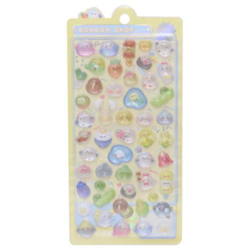 W*♪様 ポンポンドロップシール　がおがおボンボン　ぴよぴよボンボン　セット　廃 シールシート ボンボンドロップシール ぴよぴよボンボン クーリア