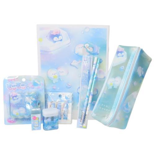 9点文房具セット きらきらぷにちゃんず 文具セット クーリア ぷかぷか