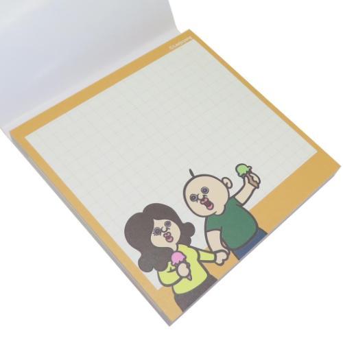 パンパンくんの日常 グッズ メモ帳 キャラクター 四角メモ オクジ