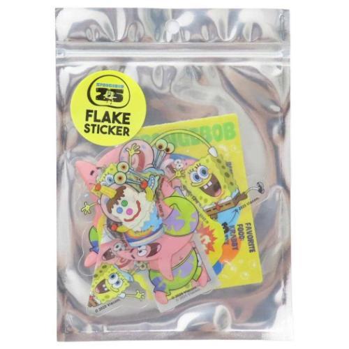 スポンジボブ キャラクター フレークシール ビッグフレークステッカー