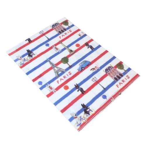 リサとガスパール A5クリアファイル2ポケット ポケットファイル PARIS