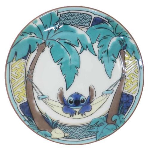 リロ＆スティッチ 小皿 九谷焼豆皿 ディズニー 三郷陶器