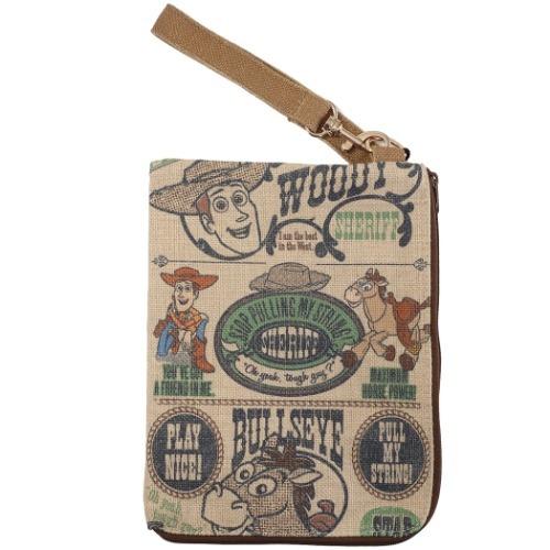 以上節約 トイストーリー グッズ 麻風ポーチ ディズニー キャラクター クラッチバッグ Rendez Vous ランデヴー ウッディ ビンテージ
