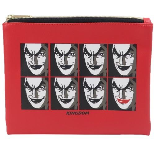 キングダム グッズ 平 ポーチ アニメキャラクター フラットポーチ 王騎 おうき Motherlandvoice Org