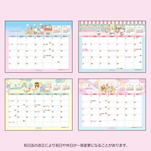 2024Calendar サンリオキャラクターズ MXリングカレンダー24 卓上カレンダー2024年 サンリオ インテリア 書き込み キャラクター｜cinemacollection-yj｜06