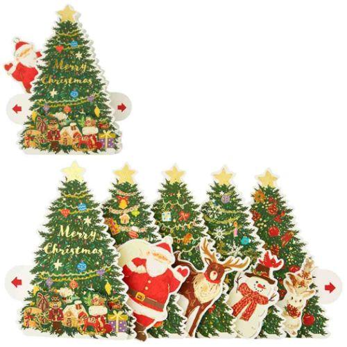 グリーティングカード CHRISTMAS クリスマスカード jx31-3 ツリーから