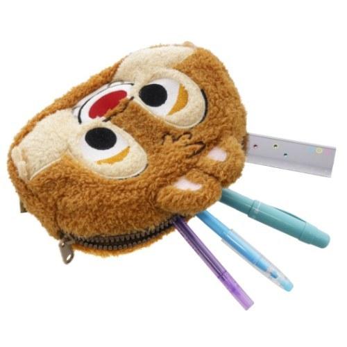 ミッキー＆フレンズ 筆箱 チップ＆デール リバーシブル ぬいぐるみペン
