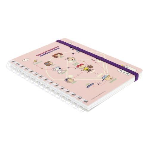 スヌーピー グッズ A6 Wリングノート ピーナッツ キャラクター|cinemacollection-yj|03