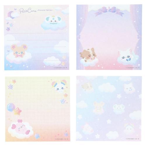 ぷちきゅあ スクエアメモ メモ帳 ピンク キャラクター グッズ