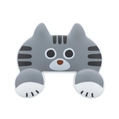 クリップ 猫 ダイカットクリップ JITTOME ねこ サバトラ おもしろ雑貨