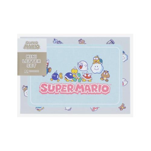 スーパーマリオ 手渡し手紙セット ミニレターセット 敵 サンスター文具