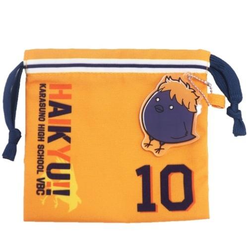 チャーム付き フラット きんちゃくポーチ ハイキュー 巾着袋 通販 日向翔陽 烏野高校 Tsf Hq シネマコレクション ヤフー店 通販 Yahoo ショッピング