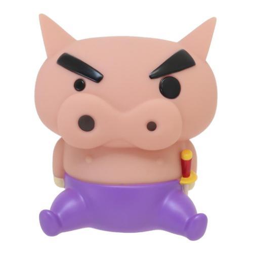 クレヨンしんちゃん ソフビバンク 貯金箱 アニメキャラクター ぶりぶり