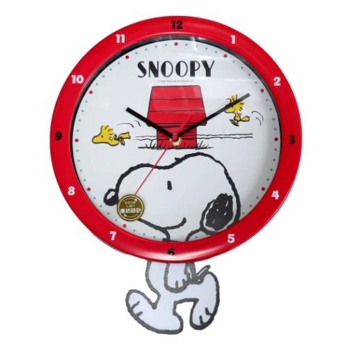 SNOOPY（スヌーピー） 壁掛け振り子時計 足振り ウォールクロック