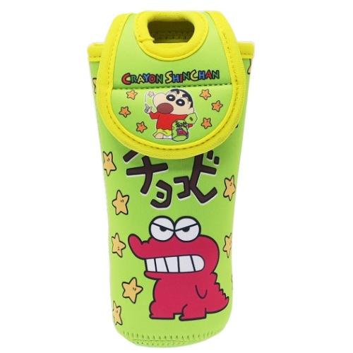 しんちゃんグッズ ペットボトルホルダー 500ml対応 カラビナ付きボトルケース グリーン キャラクター Unc Cs 0022b シネマコレクション ヤフー店 通販 Yahoo ショッピング