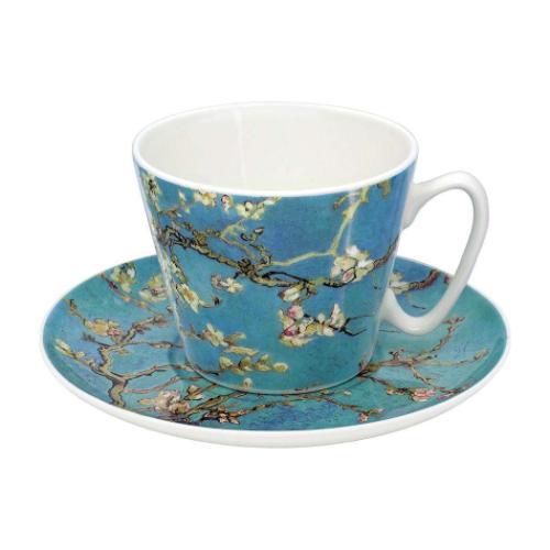 ペア食器 ゴッホ 名画 カップ＆ソーサー アーモンドの花 ユーパワー AC