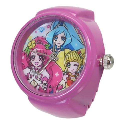 ヒーリングっどプリキュア 指輪型 時計 リングウォッチ ｄ3人 アビーズ3 プレゼント キャラクターのシネマコレクション 通販 Paypayモール